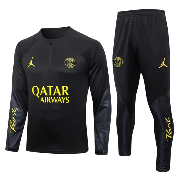 Paris Saint-Germain Tute Felpe da Allenamento 2023/24 - 1-4 Zip Nero Paris Saint-Germain Tute Felpe da Allenamento 2023/24 - 1-4 Zip Nero