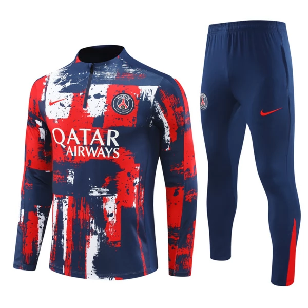 Paris Saint Germain Tute Felpe da Allenamento 2024/25 - 1-4 Zip Blu Paris Saint Germain Tute Felpe da Allenamento 2024/25 - 1-4 Zip Blu