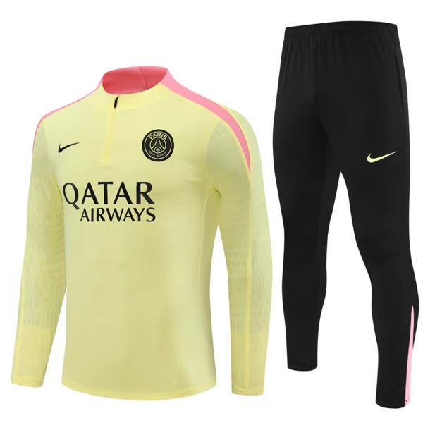 Paris Saint Germain Tute Felpe da Allenamento 2024/25 - 1-4 Zip Giallo Paris Saint Germain Tute Felpe da Allenamento 2024/25 - 1-4 Zip Giallo