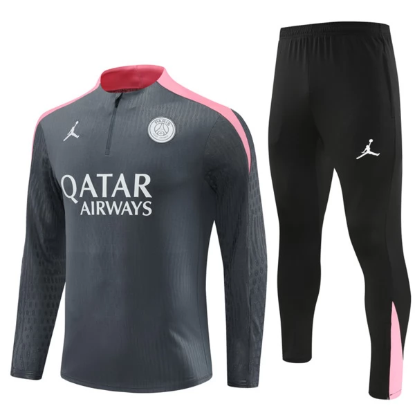 Paris Saint Germain Tute Felpe da Allenamento 2024/25 - 1-4 Zip Grigio Paris Saint Germain Tute Felpe da Allenamento 2024/25 - 1-4 Zip Grigio