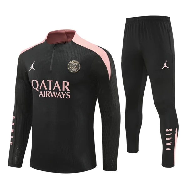 Paris Saint Germain Tute Felpe da Allenamento 2024/25 - 1-4 Zip Nero Rosa Paris Saint Germain Tute Felpe da Allenamento 2024/25 - 1-4 Zip Nero Rosa