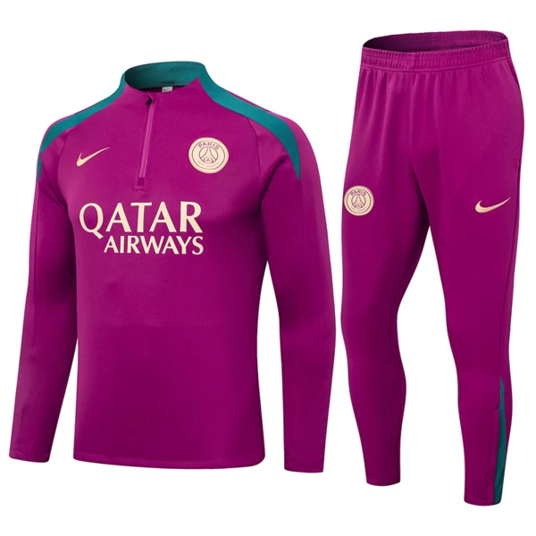 Paris Saint Germain Tute Felpe da Allenamento 2024/25 - 1-4 Zip Rose Rosso Paris Saint Germain Tute Felpe da Allenamento 2024/25 - 1-4 Zip Rose Rosso