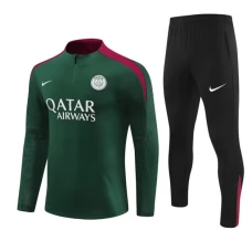 Paris Saint Germain Tute Felpe da Allenamento 2024/25 - 1-4 Zip Verde Paris Saint Germain Tute Felpe da Allenamento 2024/25 - 1-4 Zip Verde