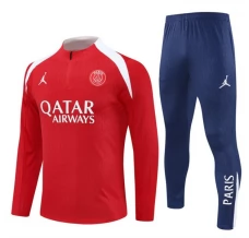 Paris Saint Germain Tute Felpe da Allenamento 2025/26 - 1-4 Zip Rosso Paris Saint Germain Tute Felpe da Allenamento 2025/26 - 1-4 Zip Rosso