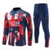 Paris Saint Germain Tute Felpe da Allenamento Bambino 2024/25 - 1-4 Zip Blu