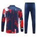 Paris Saint Germain Tute Felpe da Allenamento Bambino 2024/25 - 1-4 Zip Blu