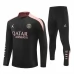 Paris Saint Germain Tute Felpe da Allenamento Bambino 2024/25 - 1-4 Zip Nero Rosa