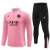 Paris Saint Germain Tute Felpe da Allenamento Bambino 2024/25 - 1-4 Zip Rosa