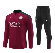 Paris Saint Germain Tute Felpe da Allenamento Bambino 2024/25 - 1-4 Zip Rosso