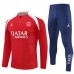 Paris Saint Germain Tute Felpe da Allenamento Bambino 2025/26 - 1-4 Zip Rosso