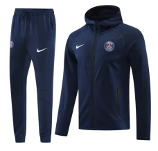 Paris Saint Germain Tute Giacca da Allenamento 2024/25 - Cappuccio Blu Paris Saint Germain Tute Giacca da Allenamento 2024/25 - Cappuccio Blu