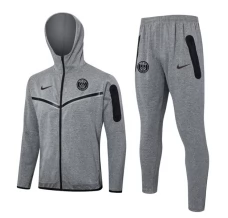 Paris Saint Germain Tute Giacca da Allenamento 2024/25 - Cappuccio Grigio Paris Saint Germain Tute Giacca da Allenamento 2024/25 - Cappuccio Grigio