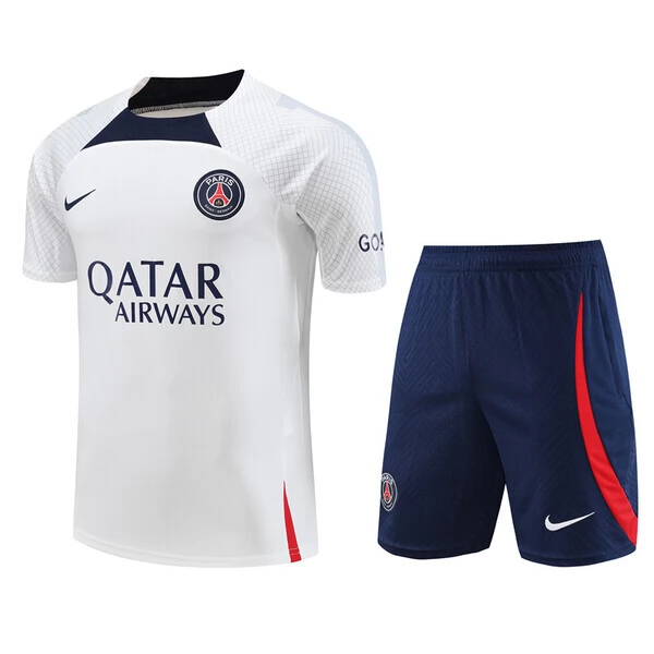 Paris Saint-Germain Tute Maglia da Allenamento 2023/24 - Bianco Paris Saint-Germain Tute Maglia da Allenamento 2023/24 - Bianco