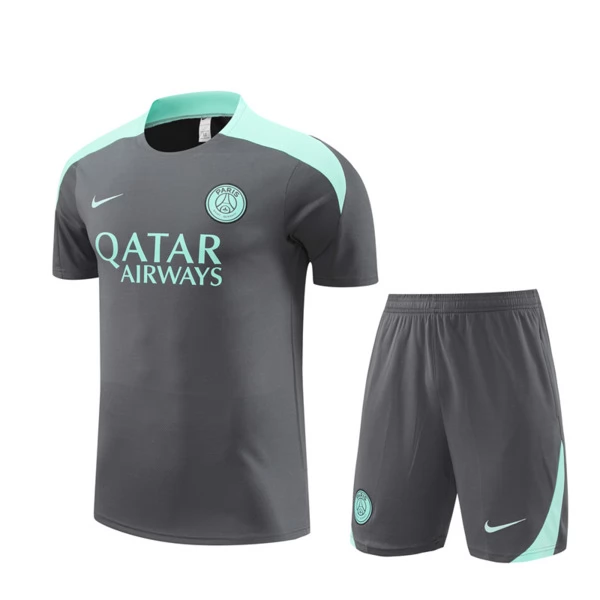 Paris Saint Germain Tute Maglia da Allenamento 2024/25 - Shorts Grigio Paris Saint Germain Tute Maglia da Allenamento 2024/25 - Shorts Grigio