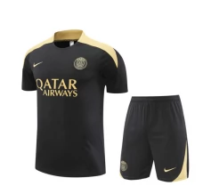 Paris Saint Germain Tute Maglia da Allenamento 2024/25 - Shorts Nero Gold Paris Saint Germain Tute Maglia da Allenamento 2024/25 - Shorts Nero Gold