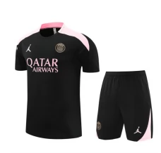 Paris Saint Germain Tute Maglia da Allenamento 2024/25 - Shorts Nero Rosa Paris Saint Germain Tute Maglia da Allenamento 2024/25 - Shorts Nero Rosa