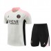 Paris Saint Germain Tute Maglia da Allenamento Bambino 2024/25 - Shorts Bianco Rosa