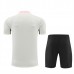Paris Saint Germain Tute Maglia da Allenamento Bambino 2024/25 - Shorts Bianco Rosa