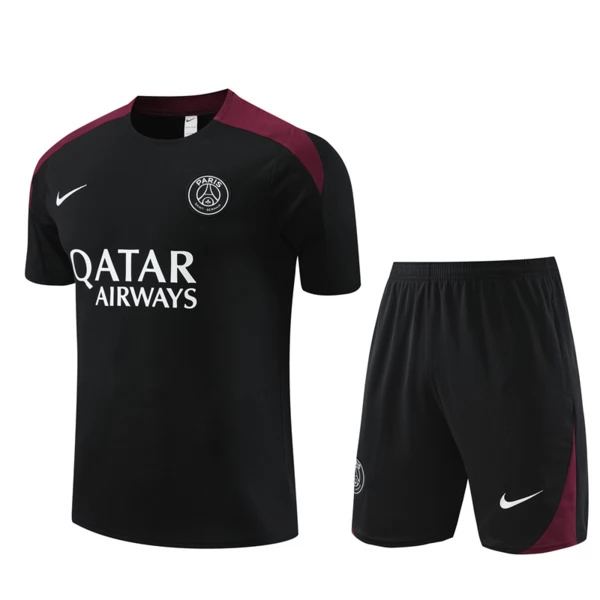 Paris Saint Germain Tute Maglia da Allenamento Bambino 2024/25 - Shorts Nero Paris Saint Germain Tute Maglia da Allenamento Bambino 2024/25 - Shorts Nero