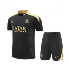 Paris Saint Germain Tute Maglia da Allenamento Bambino 2024/25 - Shorts Nero Gold