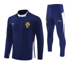 Portogallo Tute Felpe da Allenamento 2025/26 - 1-4 Zip Blu