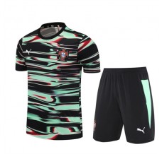 Portogallo Tute Maglia da Allenamento Bambino 2025/26 - Shorts Nero Verde