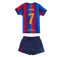 Prima Divisa FC Barcelona Fermín 7 2026/27 Bambino