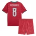 Prima Divisa Portogallo B.Fernandes 8 Mondiali 2026 Bambino