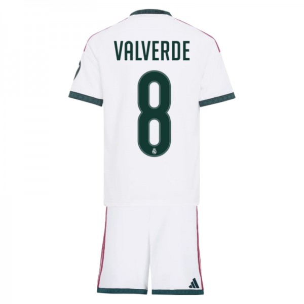 Prima Divisa Real Madrid Valverde 8 2026/27 Bambino Prima Divisa Real Madrid Valverde 8 2026/27 Bambino