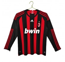 Prima Maglia AC Milan Retro 2008-09 Maniche Lunghe