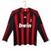 Prima Maglia AC Milan Retro 2008-09 Maniche Lunghe
