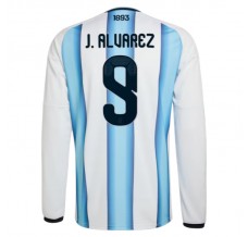 Prima Maglia Argentina J.Alvarez 9 Mondiali 2026 Maniche Lunghe