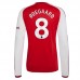 Prima Maglia Arsenal Ødegaard 8 2026/27 Maniche Lunghe
