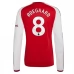 Prima Maglia Arsenal Ødegaard 8 2026/27 Maniche Lunghe