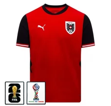 Prima Maglia Austria Mondiali 2026 con Patch