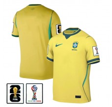 Prima Maglia Brasile Mondiali 2026 con Patch Prima Maglia Brasile Mondiali 2026 con Patch