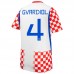Prima Maglia Croazia Gvardiol 4 Mondiali 2026