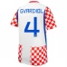 Prima Maglia Croazia Gvardiol 4 Mondiali 2026