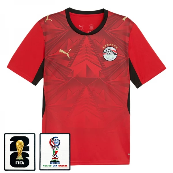 Prima Maglia Egitto Mondiali 2026 con Patch Prima Maglia Egitto Mondiali 2026 con Patch
