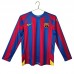 Prima Maglia FC Barcelona Champions League Retro 2005-06 Maniche Lunghe