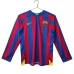 Prima Maglia FC Barcelona Retro 2005-06 Maniche Lunghe