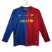 Prima Maglia FC Barcelona Retro 2008-09 Maniche Lunghe
