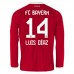Prima Maglia FC Bayern München Luis Díaz 14 2026/27 Maniche Lunghe