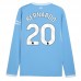 Prima Maglia Manchester City Bernardo 20 2026/27 Maniche Lunghe