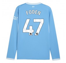 Prima Maglia Manchester City Foden 47 2026/27 Maniche Lunghe