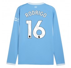 Prima Maglia Manchester City Rodrigo 16 2026/27 Maniche Lunghe