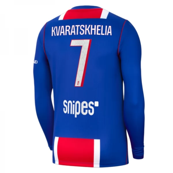 Prima Maglia Paris Saint Germain Kvaratskhelia 7 2026/27 Maniche Lunghe Prima Maglia Paris Saint Germain Kvaratskhelia 7 2026/27 Maniche Lunghe