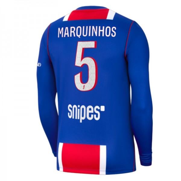Prima Maglia Paris Saint Germain Marquinhos 5 2026/27 Maniche Lunghe Prima Maglia Paris Saint Germain Marquinhos 5 2026/27 Maniche Lunghe
