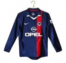Prima Maglia Paris Saint Germain Retro 2001-02 Maniche Lunghe
