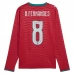 Prima Maglia Portogallo B.Fernandes 8 Mondiali 2026 Maniche Lunghe